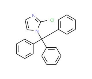 2-Chloro-1-trityl-1H-imidazole (CAS 67478-48-2) - chemical structure image