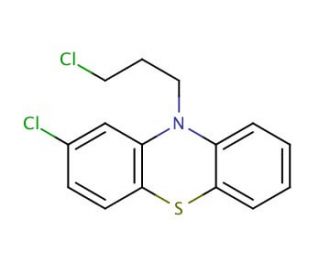 2-Chloro-10-(3-chloropropyl)phenothiazine - chemical structure image