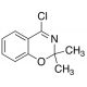 2-Chloro-2,2-dimethyl-2H-1,3-benzoxazine (CAS 74405-07-5) - chemical structure image