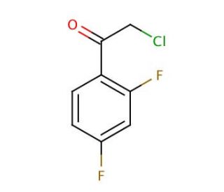 2-Chloro-2&prime;,4&prime;-difluoroacetophenone (CAS 51336-94-8) - chemical structure image