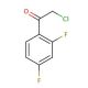 2-Chloro-2′,4′-difluoroacetophenone (CAS 51336-94-8) - chemical structure image