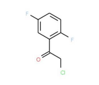 2-Chloro-2&prime;,5&prime;-difluoroacetophenone (CAS 60468-36-2) - chemical structure image