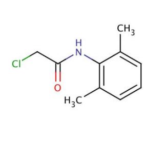 2-Chloro-2&prime;,6&prime;-acetoxylidide (CAS 1131-01-7) - chemical structure image
