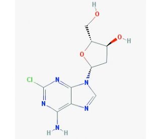 2-Chloro-2&prime;-deoxyadenosine (CAS 4291-63-8) - chemical structure image