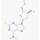 2-Chloro-2′-deoxyadenosine (CAS 4291-63-8) - chemical structure image