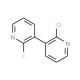 2-Chloro-2′-fluoro-3,3′-bipyridine (CAS 942206-09-9) - chemical structure image