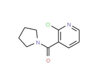 2-Chloro-3-(1-pyrrolidinylcarbonyl)pyridine (CAS 60597-68-4) - chemical structure image