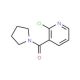 2-Chloro-3-(1-pyrrolidinylcarbonyl)pyridine (CAS 60597-68-4) - chemical structure image