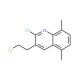 2-Chloro-3-(2-chloroethyl)-5,8-dimethylquinoline (CAS 73930-69-5) - chemical structure image