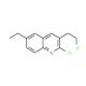 2-Chloro-3-(2-chloroethyl)-6-ethylquinoline (CAS 948294-51-7) - chemical structure image
