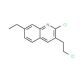 2-Chloro-3-(2-chloroethyl)-7-ethylquinoline (CAS 948294-55-1) - chemical structure image