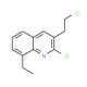 2-Chloro-3-(2-chloroethyl)-8-ethylquinoline (CAS 948294-57-3) - chemical structure image