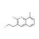 2-Chloro-3-(2-chloroethyl)-8-methylquinoline (CAS 63742-82-5) - chemical structure image