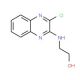 2-Chloro-3-(2-hydroxyethylamino)quinoxaline (CAS 55687-07-5) - chemical structure image