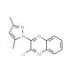 2-Chloro-3-(3,5-dimethyl-pyrazol-1-yl)-quinoxaline (CAS 245039-37-6) - chemical structure image
