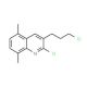 2-Chloro-3-(3-chloropropyl)-5,8-dimethylquinoline (CAS 948294-59-5) - chemical structure image