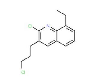 2-Chloro-3-(3-chloropropyl)-8-ethylquinolin (CAS 948290-23-1) - chemical structure image