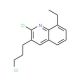 2-Chloro-3-(3-chloropropyl)-8-ethylquinolin (CAS 948290-23-1) - chemical structure image