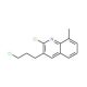 2-Chloro-3-(3-chloropropyl)-8-methylquinoline (CAS 948290-29-7) - chemical structure image
