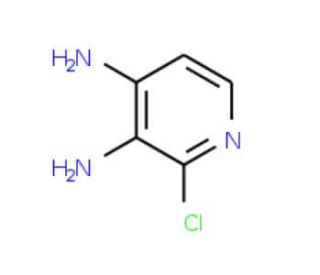 2-Chloro-3,4-diaminopyridine (CAS 39217-08-8) - chemical structure image