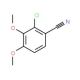 2-Chloro-3,4-dimethoxybenzonitrile (CAS 119413-61-5) - chemical structure image