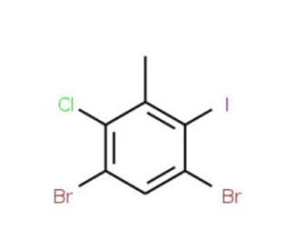 2-Chloro-3,5-dibromo-6-iodotoluene - chemical structure image