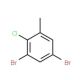 2-Chloro-3,5-dibromotoluene - chemical structure image