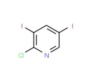 2-Chloro-3,5-diiodopyridine (CAS 856169-60-3) - chemical structure image