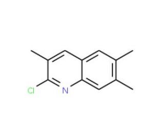 2-Chloro-3,6,7-trimethylquinoline (CAS 948290-47-9) - chemical structure image