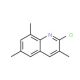 2-Chloro-3,6,8-trimethylquinoline (CAS 948290-53-7) - chemical structure image