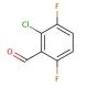 2-Chloro-3,6-difluorobenzaldehyde (CAS 261762-39-4) - chemical structure image