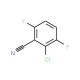 2-Chloro-3,6-difluorobenzonitrile - chemical structure image