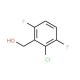 2-Chloro-3,6-difluorobenzyl alcohol (CAS 261762-44-1) - chemical structure image