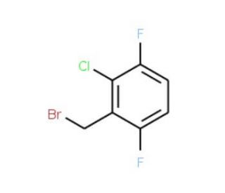 2-Chloro-3,6-difluorobenzyl bromide (CAS 90292-67-4) - chemical structure image