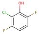2-Chloro-3,6-difluorophenol (CAS 261762-50-9) - chemical structure image