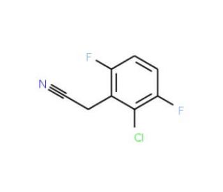 2-Chloro-3,6-difluorophenylacetonitrile - chemical structure image