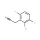 2-Chloro-3,6-difluorophenylacetonitrile - chemical structure image