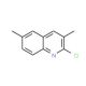 2-Chloro-3,6-dimethylquinoline (CAS 132118-28-6) - chemical structure image