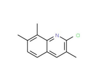2-Chloro-3,7,8-trimethylquinoline (CAS 919035-63-5) - chemical structure image