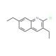 2-Chloro-3,7-diethylquinoline (CAS 1031928-04-7) - chemical structure image