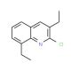 2-Chloro-3,8-diethylquinoline (CAS 1031928-05-8) - chemical structure image
