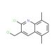 2-Chloro-3-chloromethyl-5,8-dimethylquinoline (CAS 948290-65-1) - chemical structure image