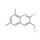 2-Chloro-3-chloromethyl-6,8-dimethylquinoline (CAS 948290-71-9) - chemical structure image