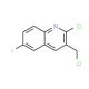 2-Chloro-3-chloromethyl-6-fluoroquinoline (CAS 948291-04-1) - chemical structure image