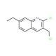 2-Chloro-3-chloromethyl-7-ethylquinoline (CAS 948291-32-5) - chemical structure image