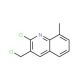 2-Chloro-3-chloromethyl-8-methylquinoline (CAS 948291-50-7) - chemical structure image