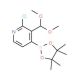 2-Chloro-3-(dimethoxymethyl)-4-(4,4,5,5-tetramethyl-1,3,2-dioxaborolan-2-yl)pyridine - chemical structure image