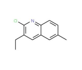 2-Chloro-3-ethyl-6-methylquinoline (CAS 1031928-08-1) - chemical structure image