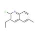 2-Chloro-3-ethyl-6-methylquinoline (CAS 1031928-08-1) - chemical structure image