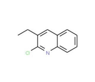 2-Chloro-3-ethylquinoline (CAS 67525-28-4) - chemical structure image